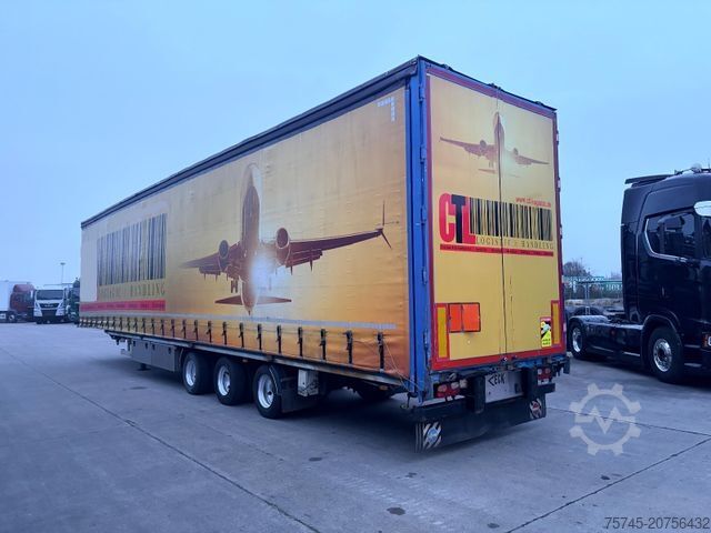 Open semitrailer with tarp VAN_ECK