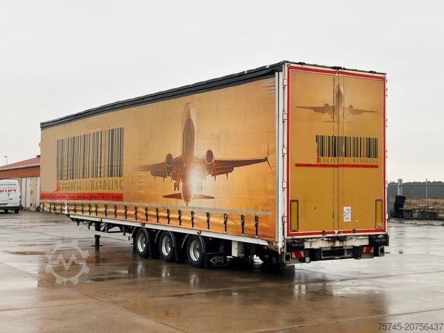 Open semitrailer with tarp VAN_ECK
