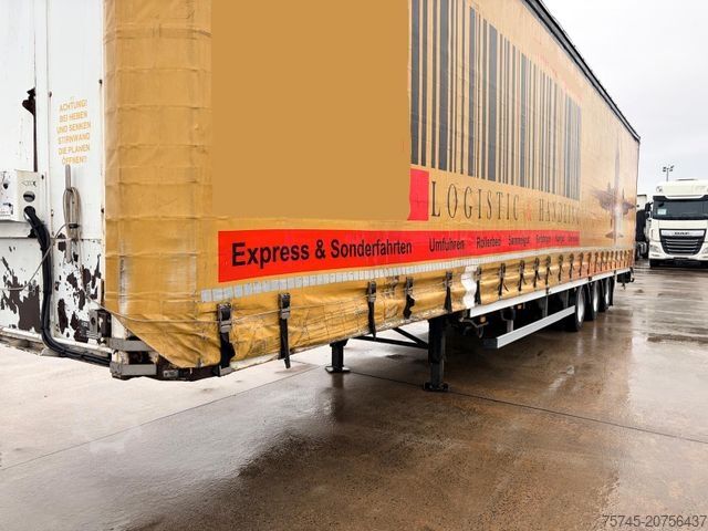 Open semitrailer with tarp VAN_ECK