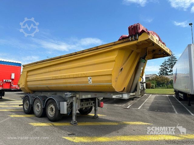 Полуремарке самосвал Tecnokar Semitrailer Tipper Steel half pipe body