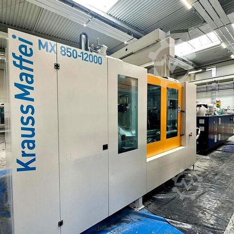 מכונת הזרקת פלסטיק KraussMaffei KM 850-12000 MX