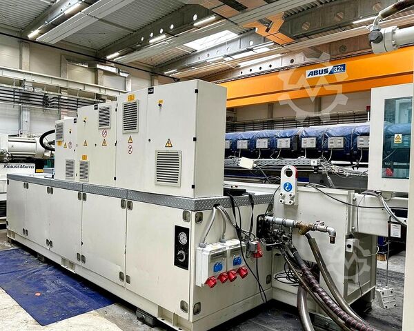מכונת הזרקת פלסטיק KraussMaffei KM 850-12000 MX