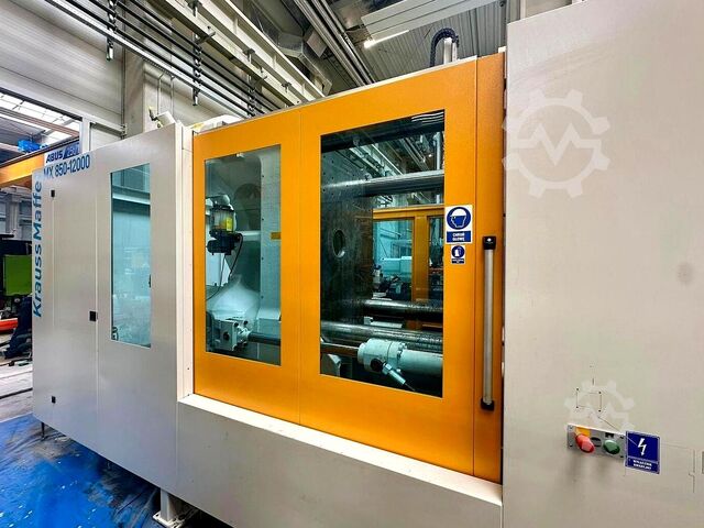 מכונת הזרקת פלסטיק KraussMaffei KM 850-12000 MX