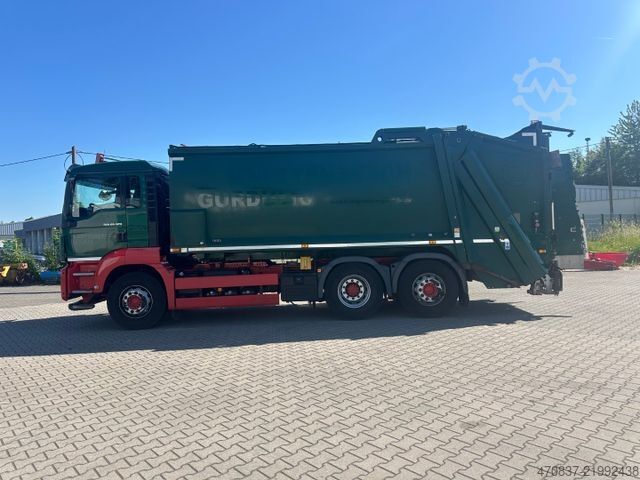 Camion à ordures MAN TGS 26.320 / HS ASF OL 21 W + Schüttung