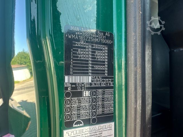 Camion à ordures MAN TGS 26.320 / HS ASF OL 21 W + Schüttung