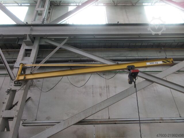 Pescante giratorio mural Pescante giratorio Polipasto de cadena Vetter PW Demag Drehkran Hallenkran Kran Wandschwenkkran L 5m NL500Kg Kettenzug