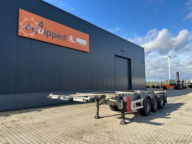  Van Hool 3-ASSIGE OPLEGGER 20FT/30FT ADR CHASSIS / galva...