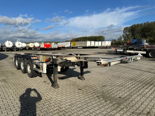  Van Hool 3-ASSIGE OPLEGGER 20FT/30FT ADR CHASSIS / galva...