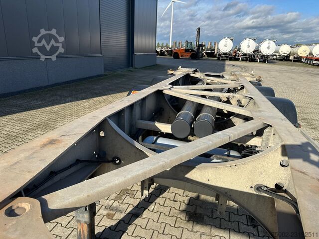 Van Hool 3-ASSIGE OPLEGGER 20FT/30FT ADR CHASSIS / galva...