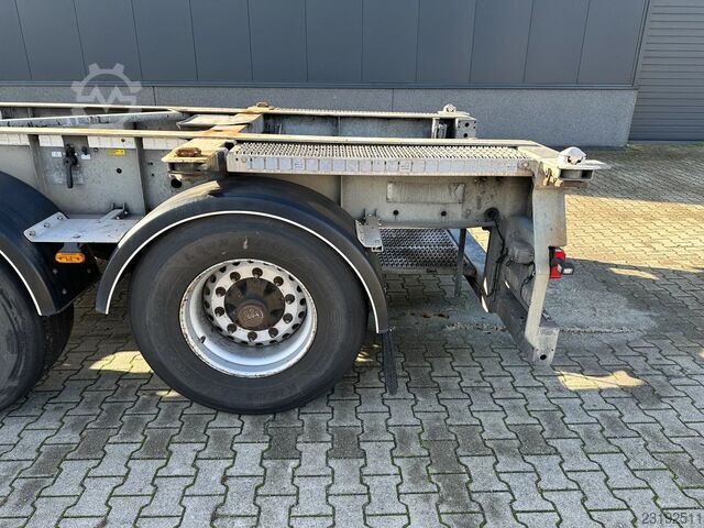 Van Hool 3-ASSIGE OPLEGGER 20FT/30FT ADR CHASSIS / galva...