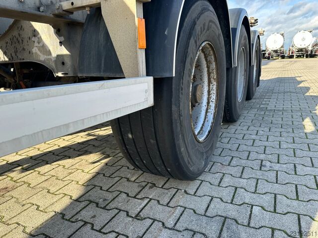  Van Hool 3-ASSIGE OPLEGGER 20FT/30FT ADR CHASSIS / galva...