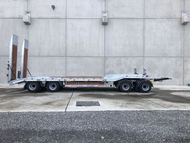লোডার ট্রেলার Möslein T 4 VB H1  neuer 4 Achs Tieflader hydraulischen Rampen