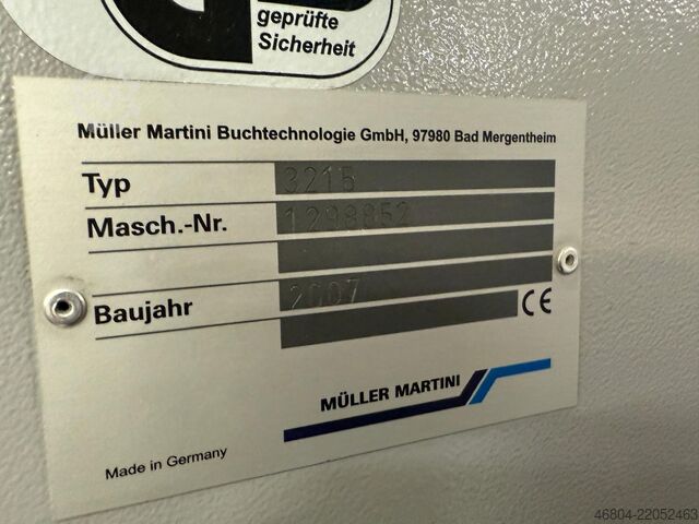 เครื่องเย็บมุงหลังคา MÜLLER MARTINI Ventura 3215