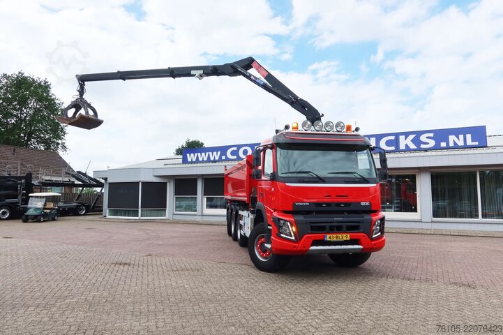 Kamion sa kranom Volvo FMX 420 Kipper+Kraan H.M.F. 1943Z2 Rotor+Grijper
