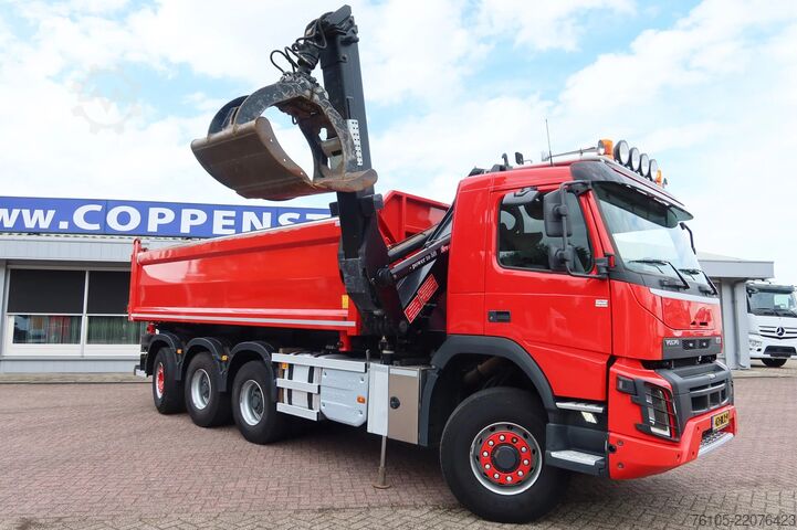 Kamion sa kranom Volvo FMX 420 Kipper+Kraan H.M.F. 1943Z2 Rotor+Grijper