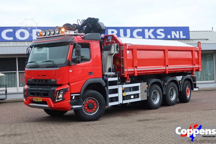 Kamion sa kranom Volvo FMX 420 Kipper+Kraan H.M.F. 1943Z2 Rotor+Grijper
