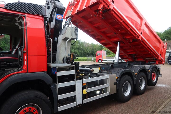 Kamion sa kranom Volvo FMX 420 Kipper+Kraan H.M.F. 1943Z2 Rotor+Grijper