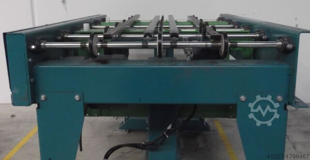 Roller conveyor driven Grenzebach mit Hubeinheit