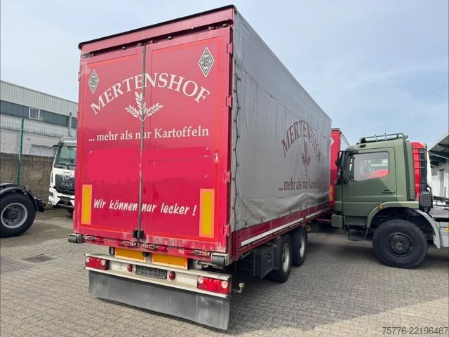 تریلر باز با چادر برزنتی ACKERMANN-FRUEHAUF Z-PA 11.9/7.4E  Tandem Anhänger TÜV NEU