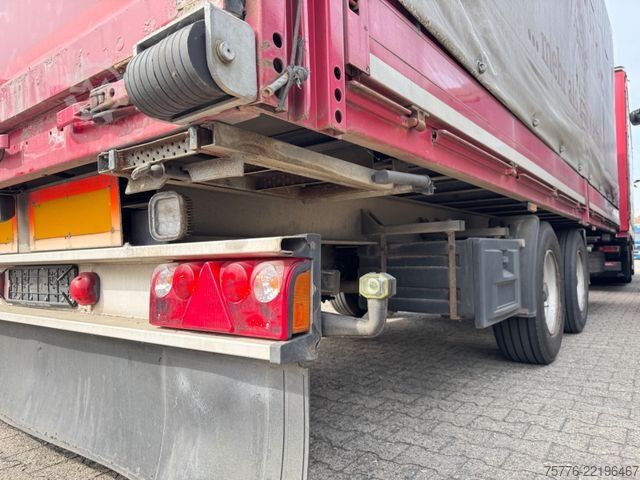 تریلر باز با چادر برزنتی ACKERMANN-FRUEHAUF Z-PA 11.9/7.4E  Tandem Anhänger TÜV NEU