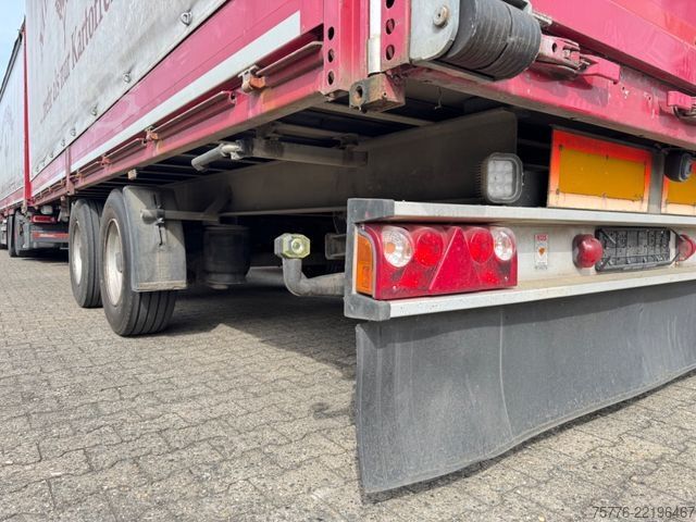 تریلر باز با چادر برزنتی ACKERMANN-FRUEHAUF Z-PA 11.9/7.4E  Tandem Anhänger TÜV NEU