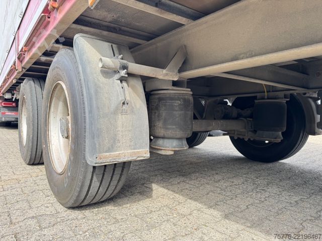 تریلر باز با چادر برزنتی ACKERMANN-FRUEHAUF Z-PA 11.9/7.4E  Tandem Anhänger TÜV NEU