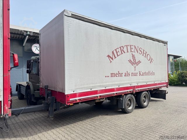 تریلر باز با چادر برزنتی ACKERMANN-FRUEHAUF Z-PA 11.9/7.4E  Tandem Anhänger TÜV NEU