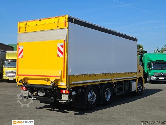 Ladbil med presenning MERCEDES-BENZ 2546 L ACTROS Schiebeplane Schiebeverdeck LBW