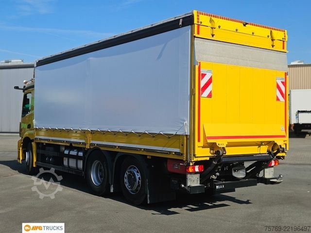 Ladbil med presenning MERCEDES-BENZ 2546 L ACTROS Schiebeplane Schiebeverdeck LBW