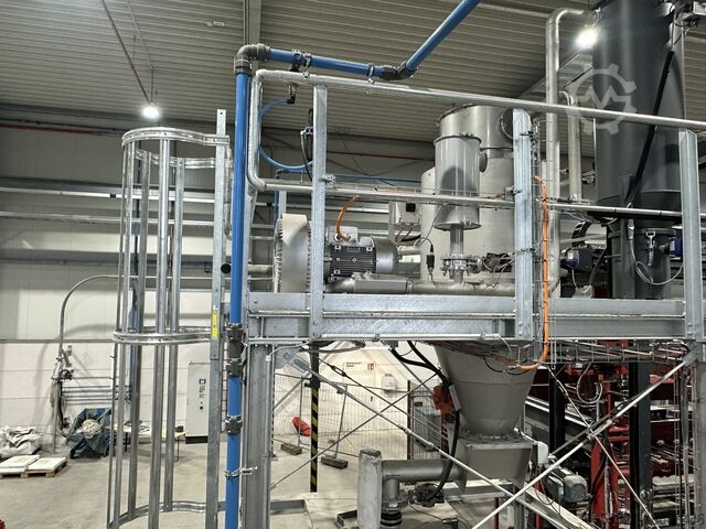 Komplett gyártósor Produktionsanlage für Fertigwände Stein 