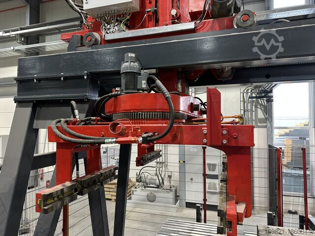Komplett gyártósor Produktionsanlage für Fertigwände Stein 