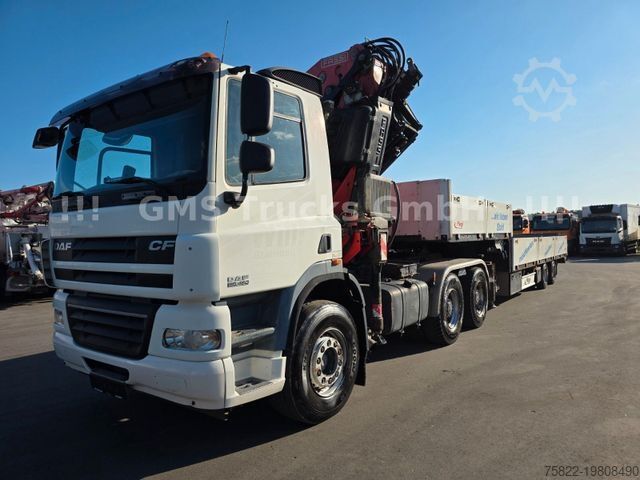 Staðlaður dráttarbíll DAF CF / 6X4 / Blatt / F540 Fassi Kran / 28m / WINCH