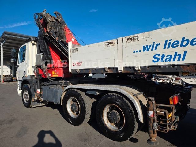 Staðlaður dráttarbíll DAF CF / 6X4 / Blatt / F540 Fassi Kran / 28m / WINCH