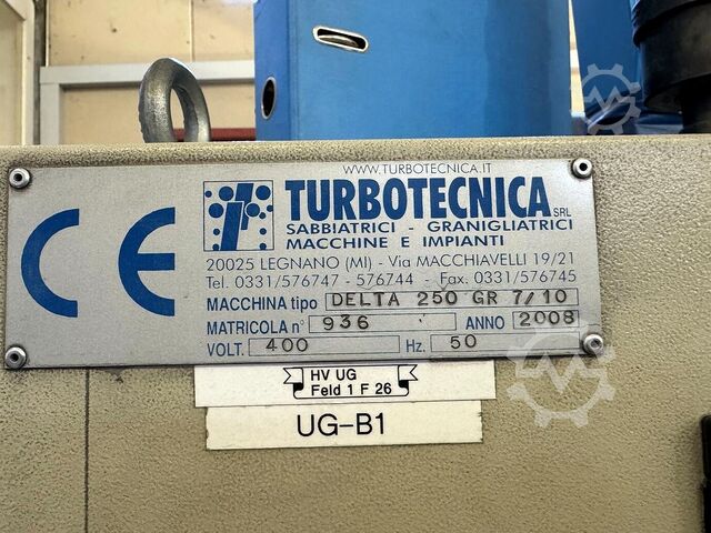 Smėliavimo įrenginys Turbotechnika Turbinentyp 2xTC 260 D