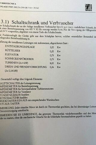 Smėliavimo įrenginys Turbotechnika Turbinentyp 2xTC 260 D