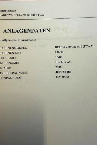 Smėliavimo įrenginys Turbotechnika Turbinentyp 2xTC 260 D