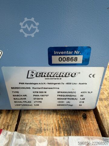 Bernardo KFM 500 M 400 V 2019 ＋ プレートセット Bernardo KFM 500 M 400 V 2019 + zestaw płytek Bernardo KFM 500 M 400 V 2019 + zestaw płytek