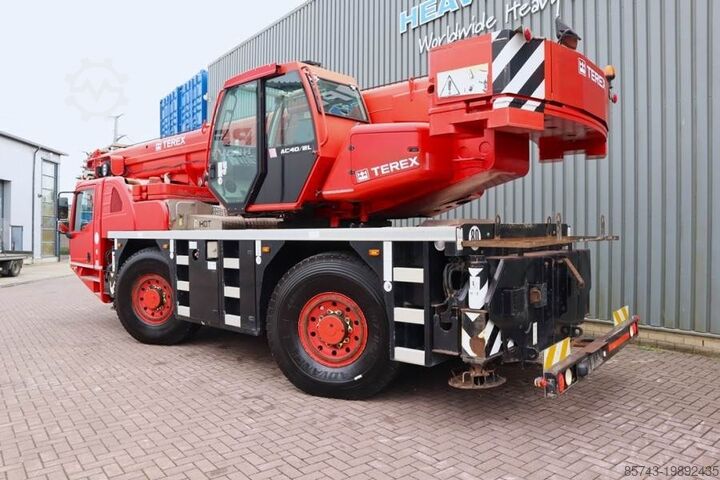 Alle terrein kraan Terex AC40/2L Diesel, 4x4 Drive And 4-Wheel Steering, 40