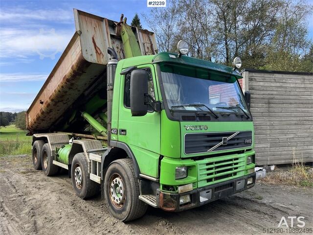 Sistema a braccio con gancio Volvo FM12 8x4 hook truck repair object w/ 20 t hook and