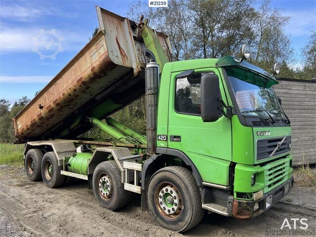 Sistema a braccio con gancio Volvo FM12 8x4 hook truck repair object w/ 20 t hook and