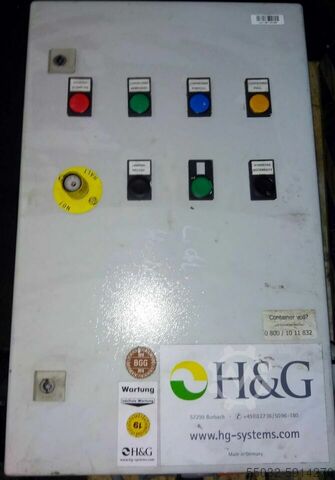 Control cabinets H&G screw compressors 