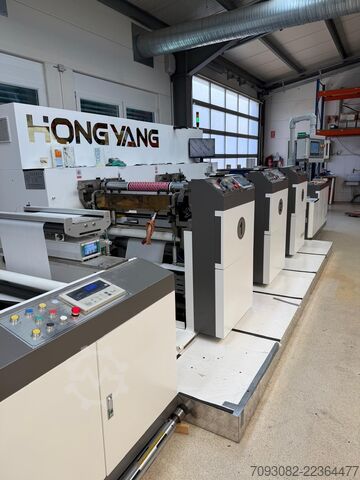 Флексографічна машина / 2-кольорова / 650 мм China Wenzhou Hongyang Machinery Co. Ltd HYR-650-2