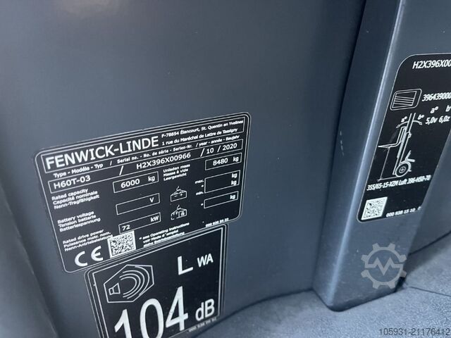 LPGフォークリフト Linde H60T-03