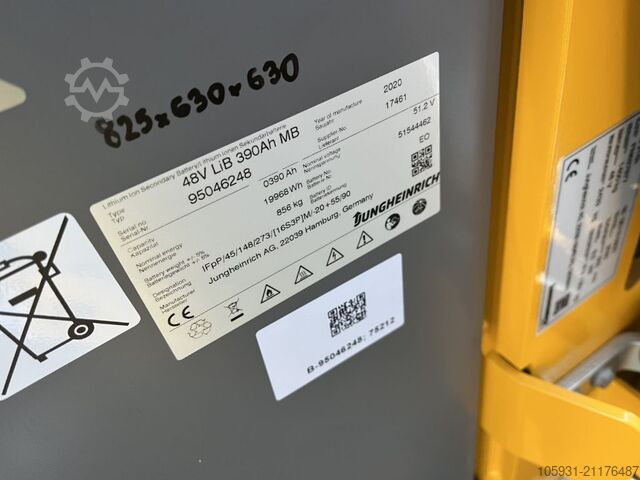 Carretilla eléctrica de 3 ruedas Jungheinrich EFG216k