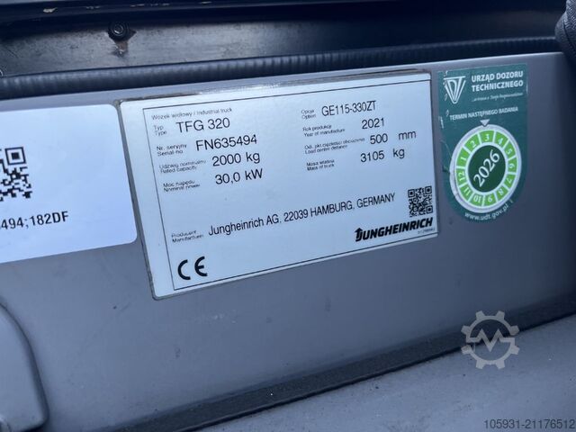 Montacargas de GLP Jungheinrich TFG320