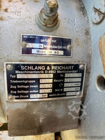 Skogsvinsch Schlager & Reichart 5 ton Wciągarka leśna Schlager & Reichart 5 Ton Wciągarka leśna Schlager & Reichart 5 Ton