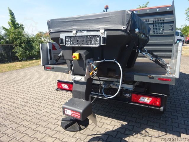 شاحنة نقل صغيرة قلاب FORD Transit DoKa 350L2 4x4 Winterdienst Streuer Schi