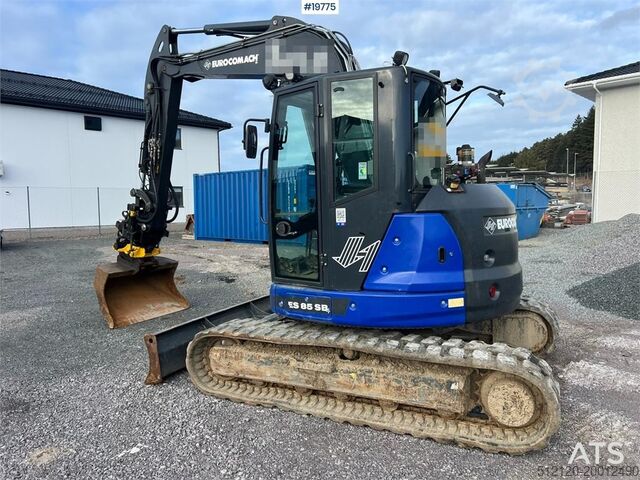 Kāpurķēžu ekskavators Euromach ES 85 SB4