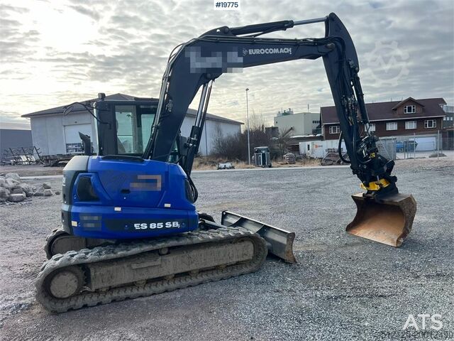 Kāpurķēžu ekskavators Euromach ES 85 SB4