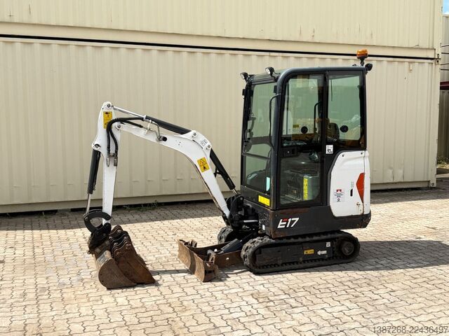 Mini excavator BOBCAT E17 / 2023 BJ / 4 x Löffel / 744 H